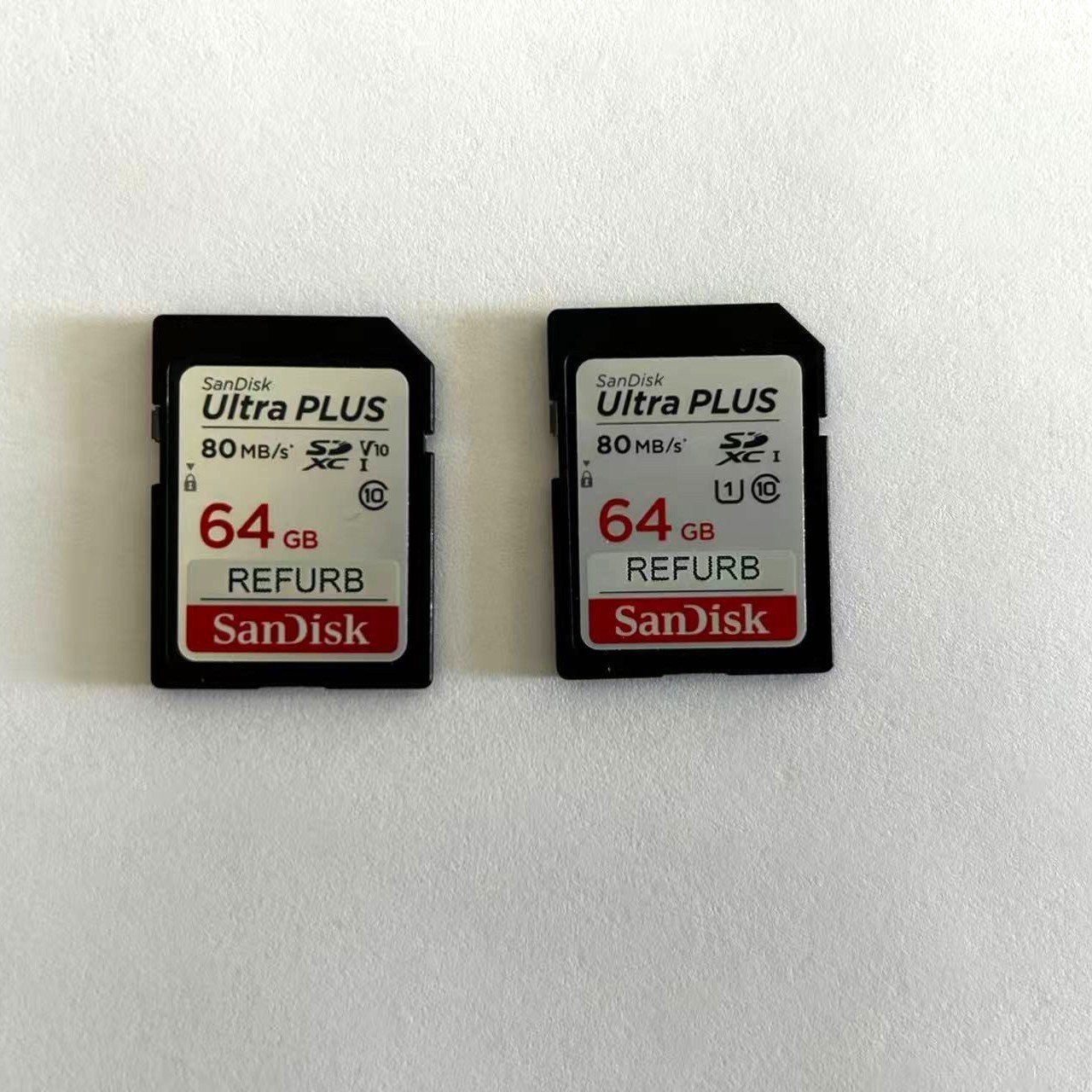 SanDisk 64GB Ultra PLUS SD Memory Card, Class 10/UHS-1, 80MB/S HIGH Performance