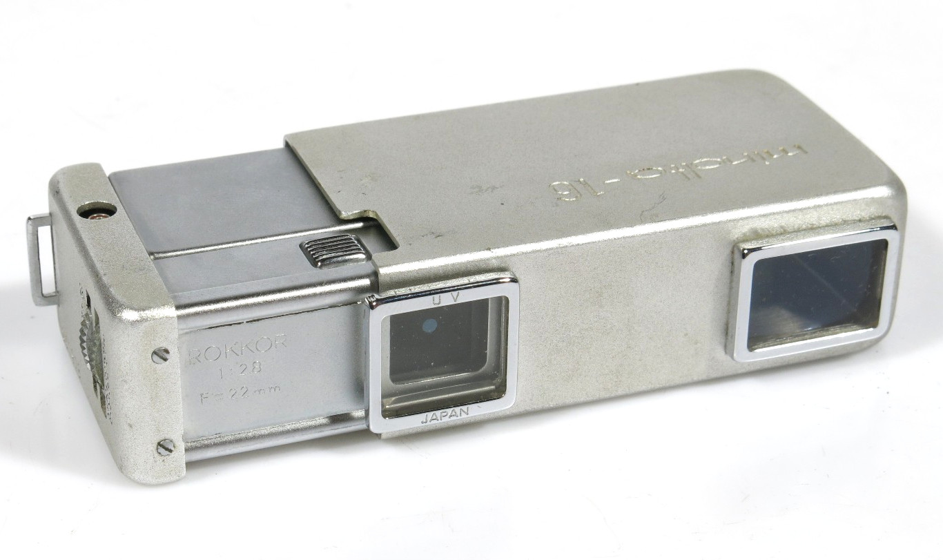 PRL) 1952 MINOLTA 16 MOD. 1 SPYCAMERA MINI JAPAN COMPACT CAMERA CAMARA
