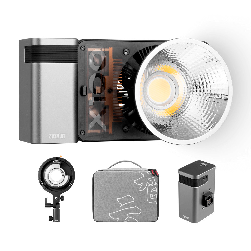 Zhiyun Molus X100 Combo 100W Bi-Color COB LED Video Light 2700K-6500K Portable
