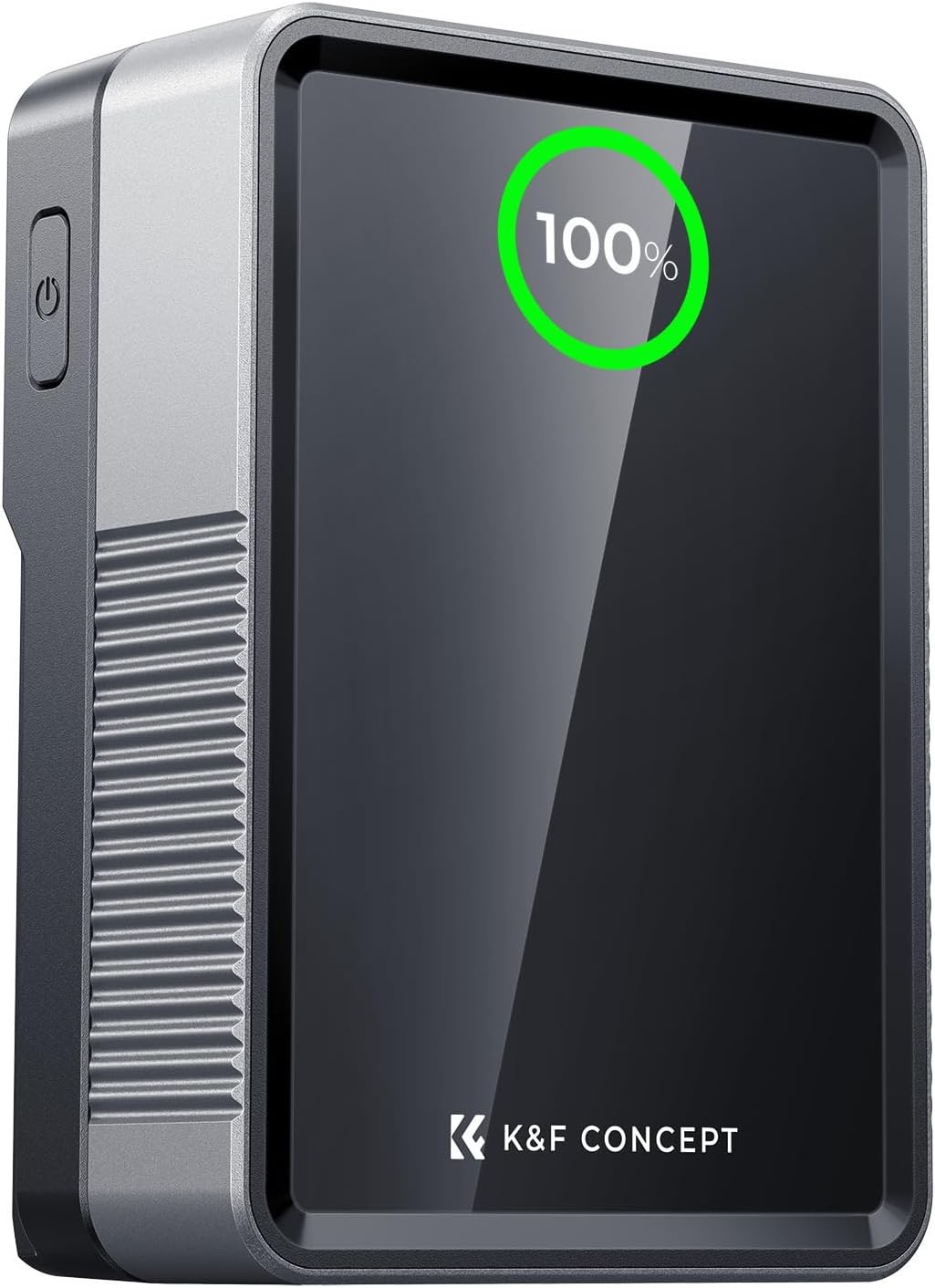 K&F CONCEPT V Mount Battery 3400mAh w/ 65W Output&TFT Screen fr Camera Camcorder