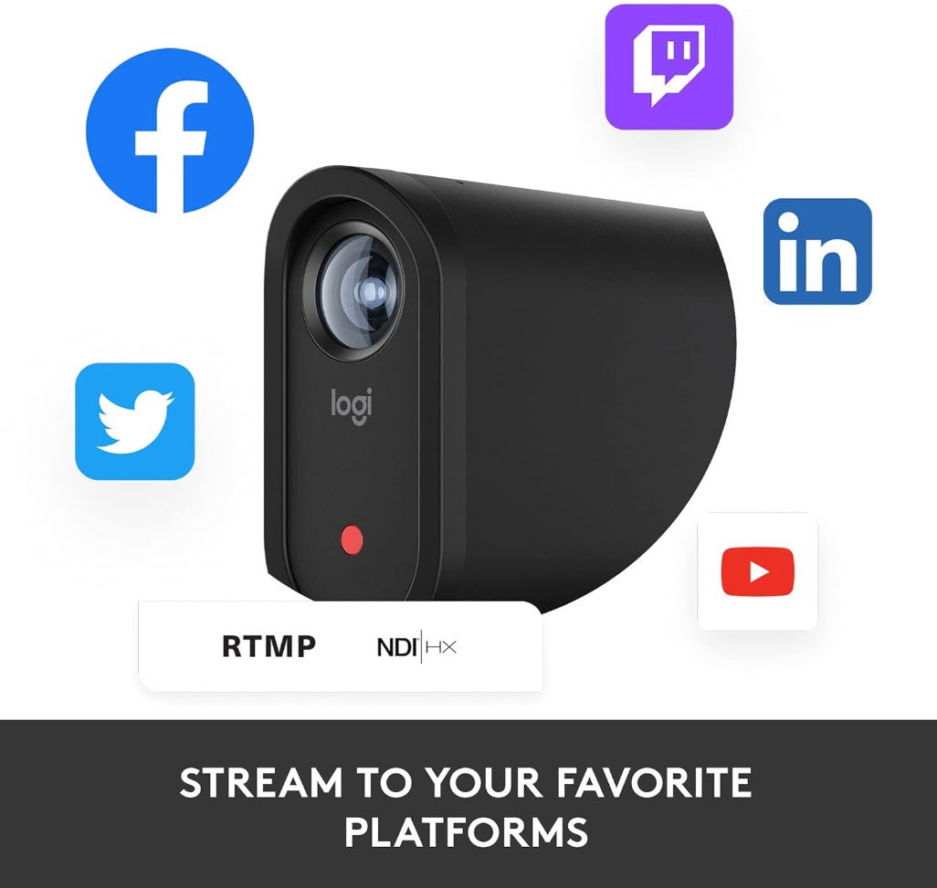 NEW Logitech Mevo Start Webcam 12 Megapixel Black USB Type C 1 Pack 961000498