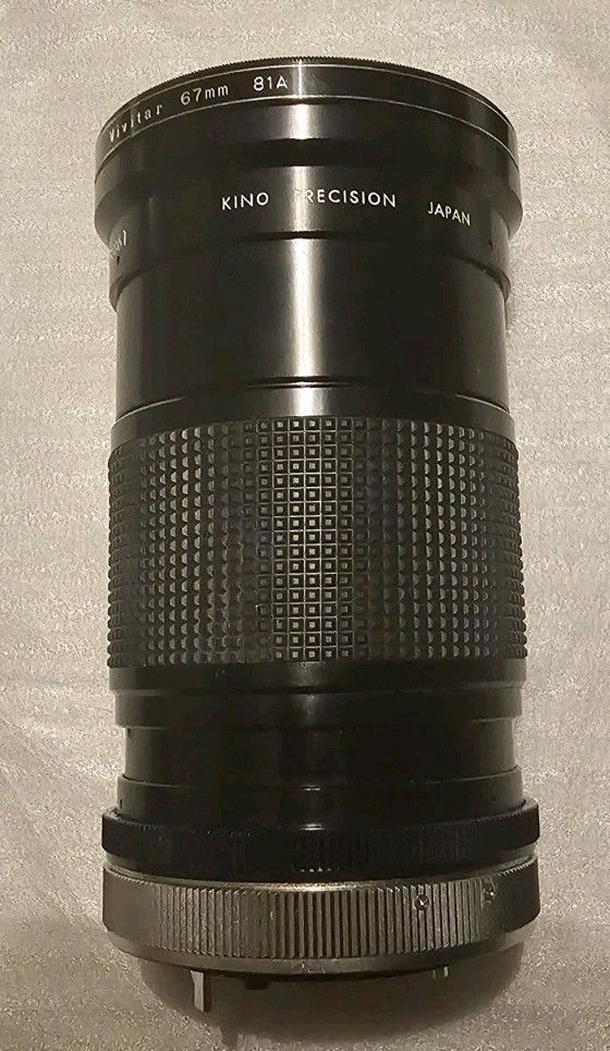 28-85mm f/2.8-3.8 MACRO Kiron Kino LENS W/ VIVITAR 67mm 81A Filter