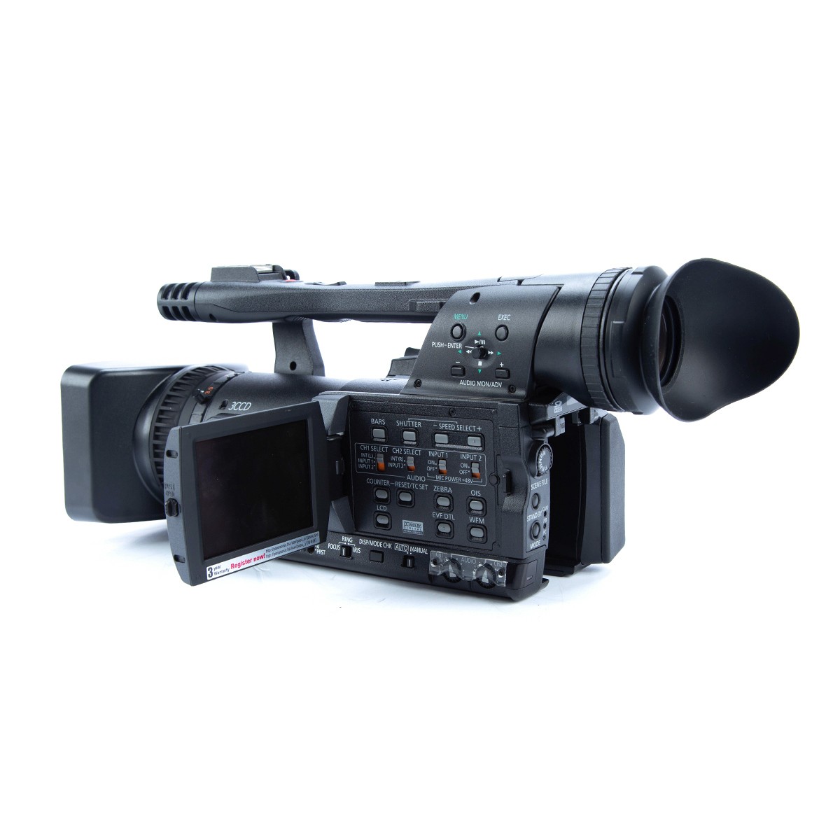 Panasonic AG-HMC150 AVCCAM Professional Camcorder – (78 Hours) SKU#2069206
