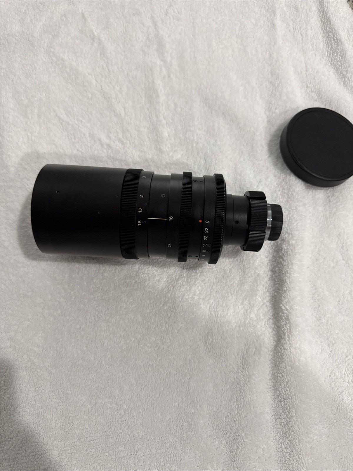 Super 16 Zoom Camera Lens, 16-160mm FL, Constant f/2, C-Mount