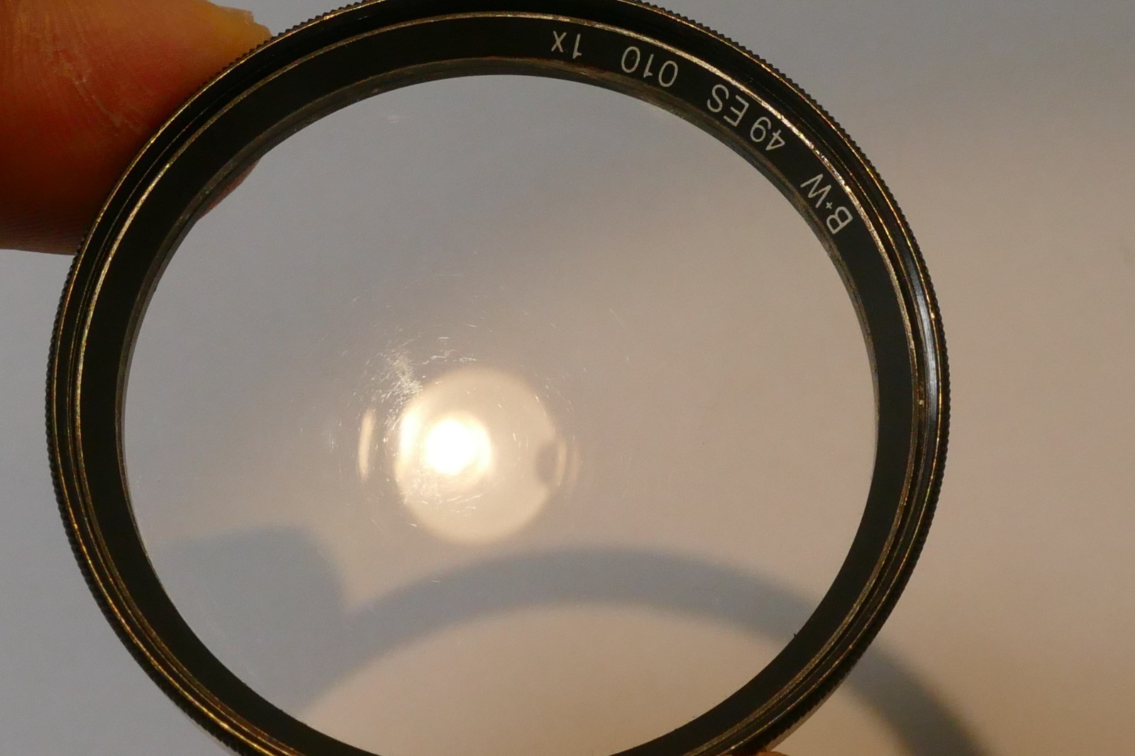 49mm 49ES 010 1X UV clear Filter made in Germany
