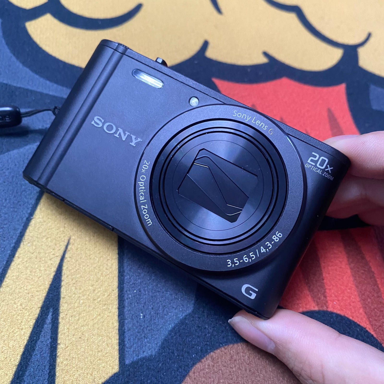 SONY Cyber-shot DSC-WX350 black 18.2 MP 20x Digital Zoom Digital Camera English