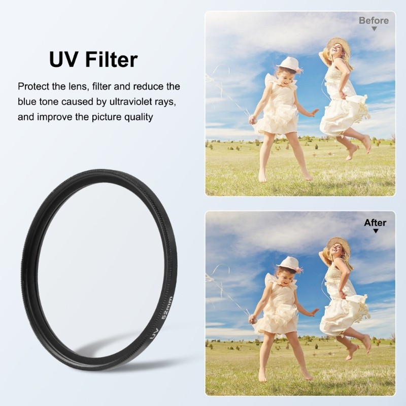 Aluminum Adapter For Action Camera Lens Cover And 52mm Filter Compatibility