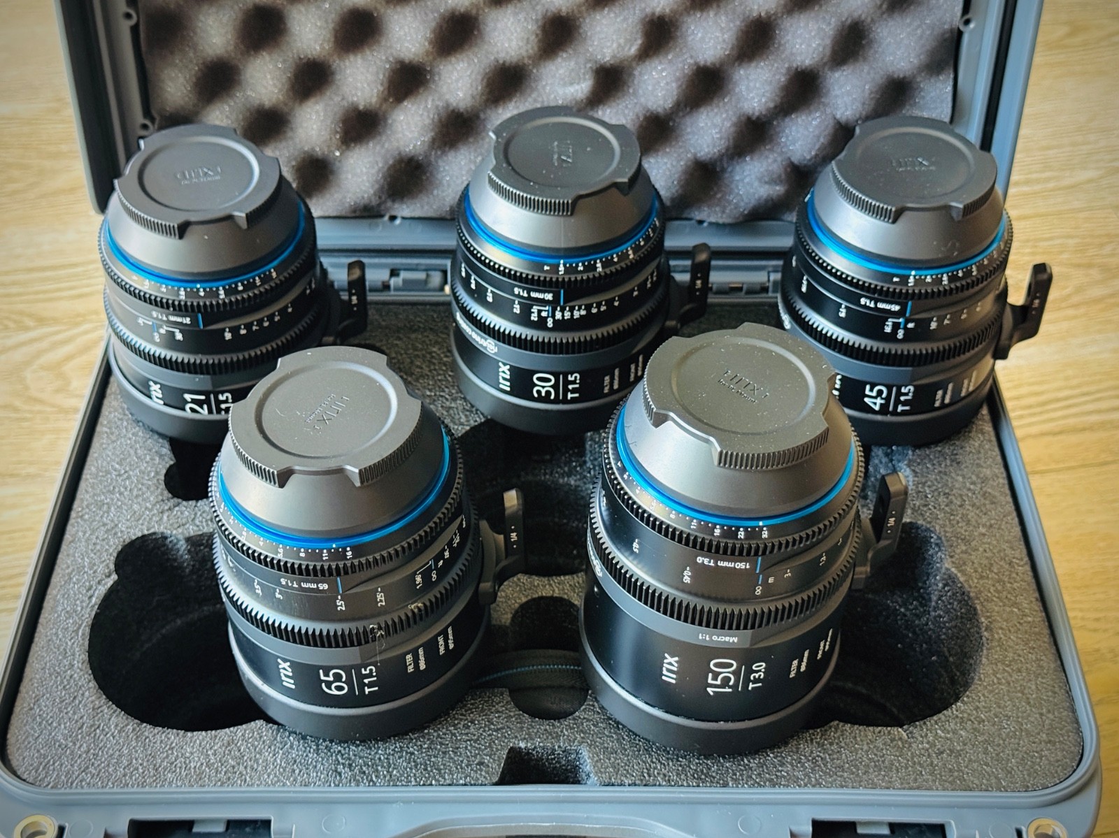 IRIX Cine Prime Lens Set – 5 Focal Lengths, PL Mount, BRAND NEW, Never Used!