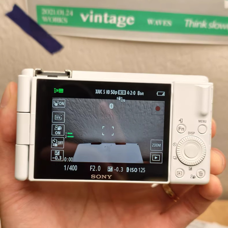 Sony ZV-1F 20.1MP Flip Touch Screen 4K Video Vlog Digital Camera For Travel Trip