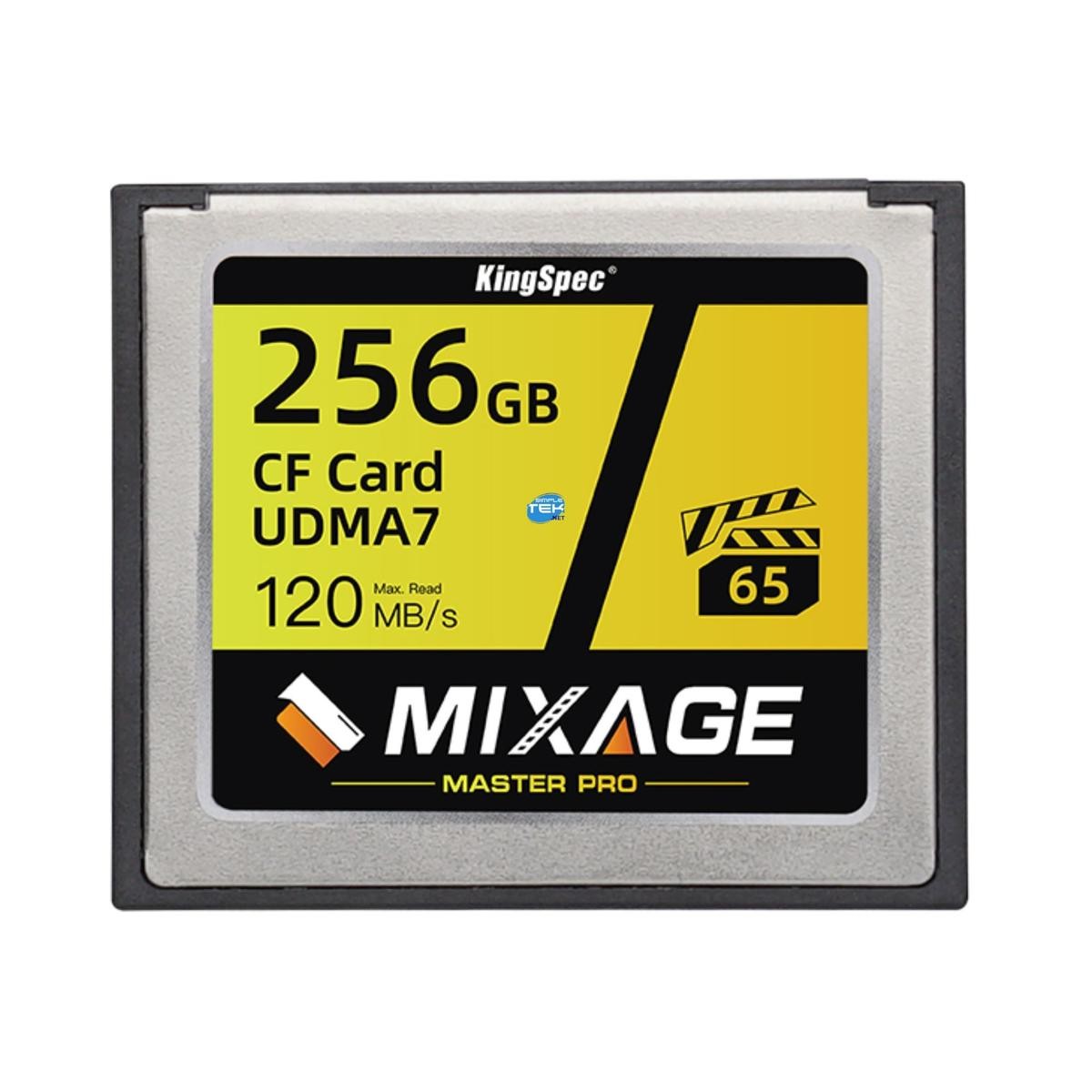 Compact Flash CF Card 256GB 120MB/S Memory Card Video UDMA7 Photography