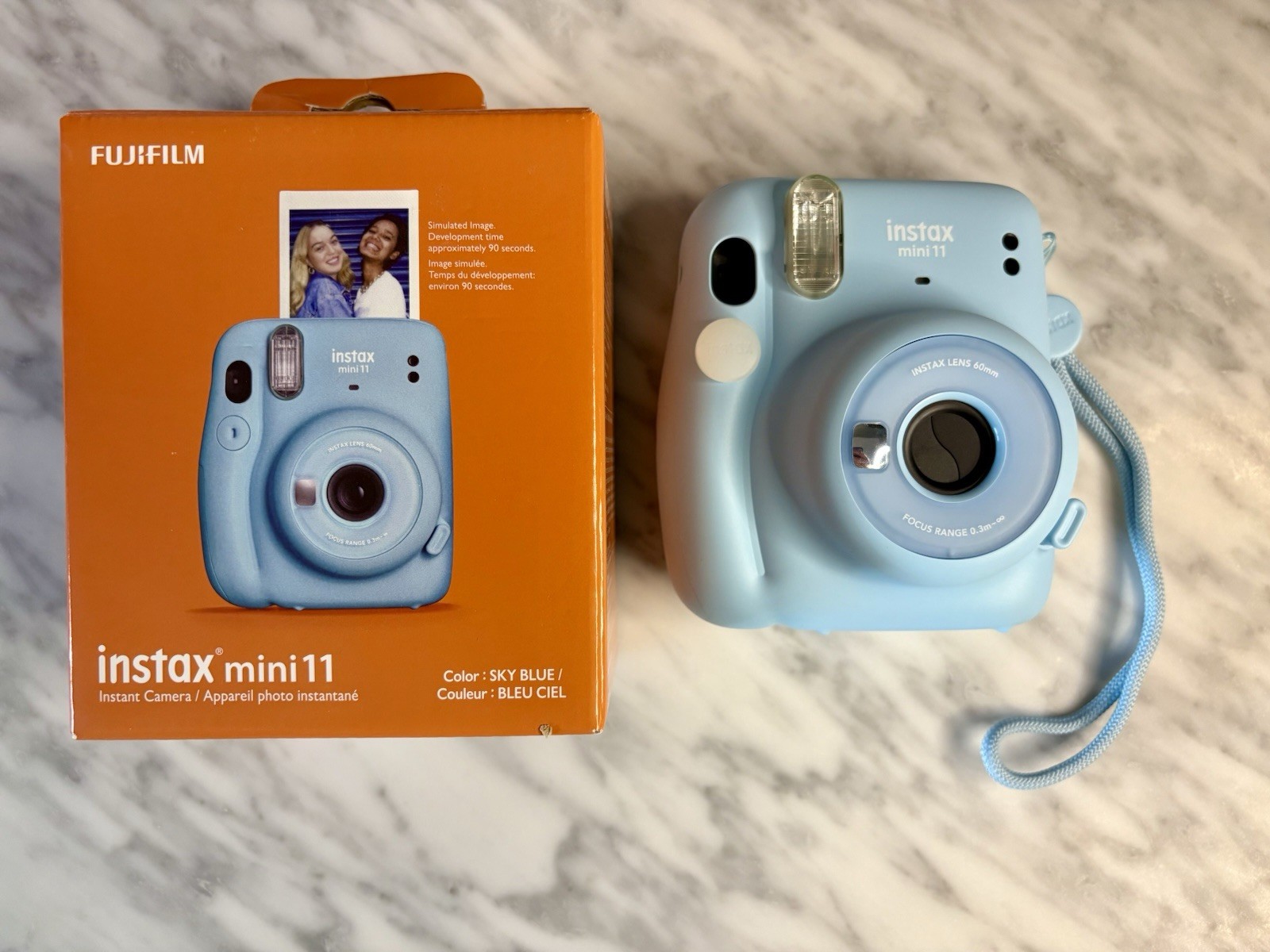 Fujifilm Instax Mini 11 Instant Camera Sky Blue – Open Box, Unused