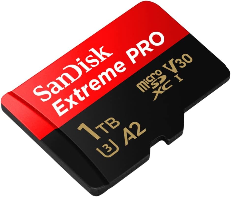 SANDISK – CARDS EXTREME PRO MICROSDXC 1TB+SD ADAPTER 200MB/S 140MB/S (UK IMPORT)