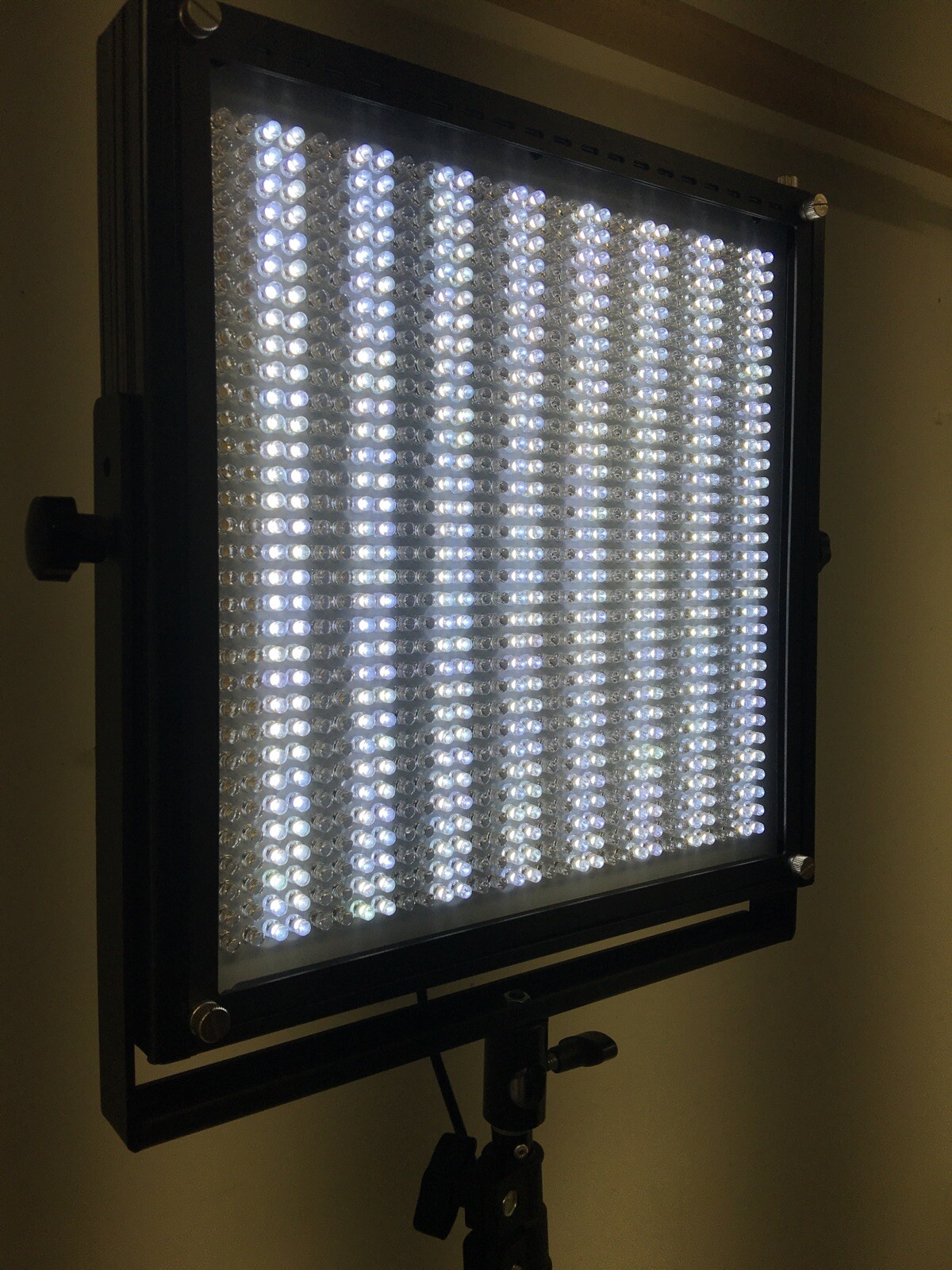 Unbranded 12×12 LED Bi-Color Lighting Matrix |4 Banks XLR w/Dimmer, Stand #7484