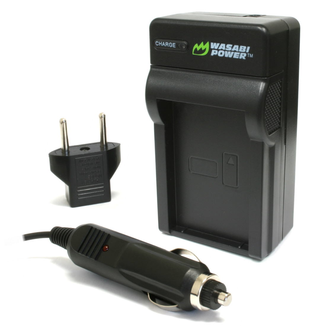 Battery Charger for Sanyo DB-L30 (100-240V) with Car Adapter – Wasabi Power&reg;