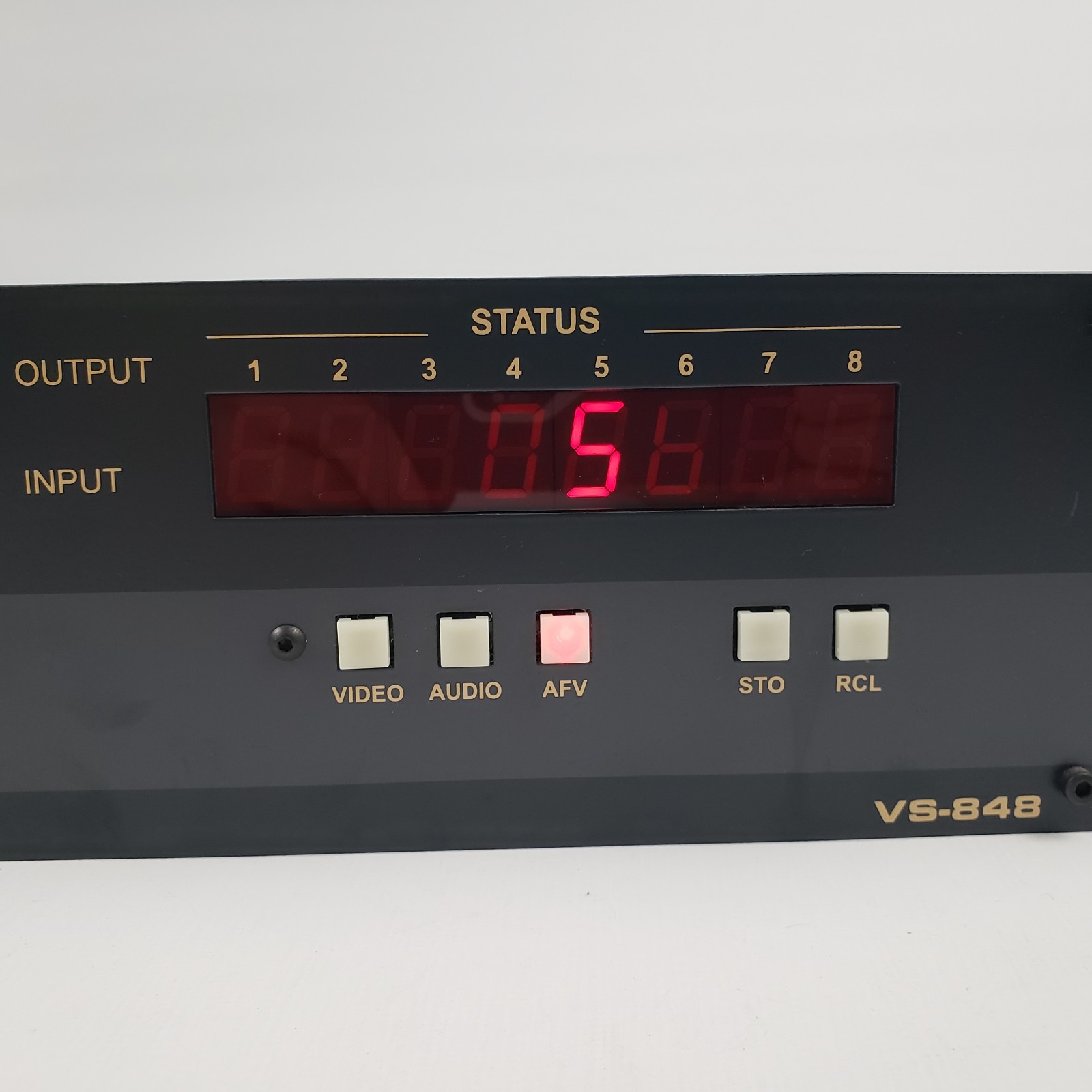FOR PARTS Kramer VS-848 8×8 Composite Video Stereo Audio Matrix Switcher Router