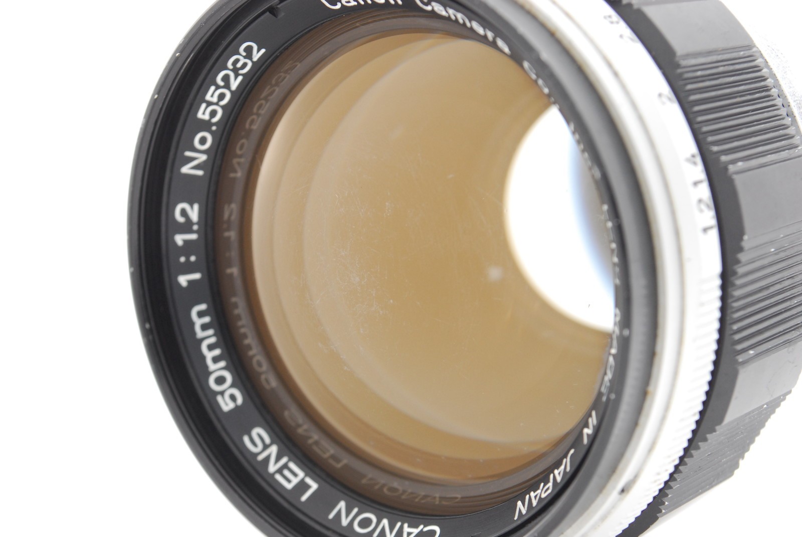 [C Normal] Canon 50mm f/1.2 MF Rangefinder Lens for Leica L39 Screw JAPAN 9642