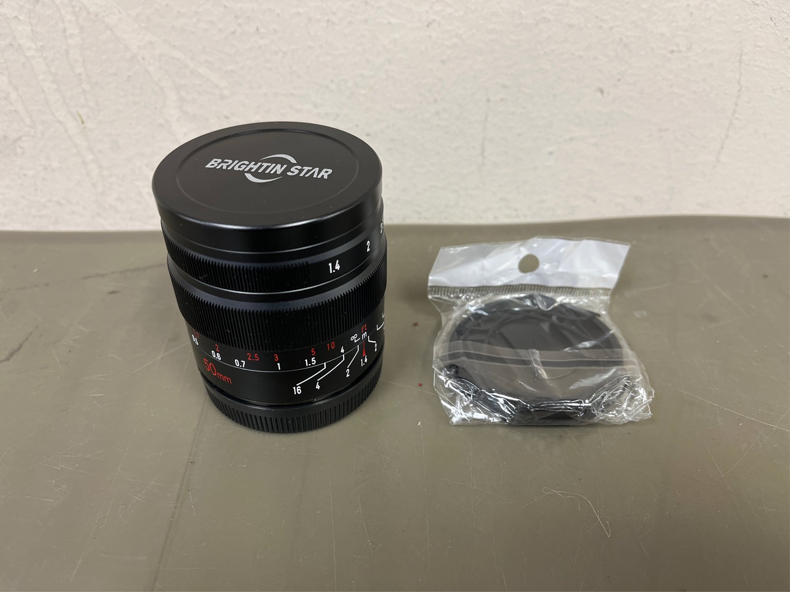 Brightin Star 50mm F1.4 III APS-C Lens for Sony E Mount, Manual Focus MF Prime L