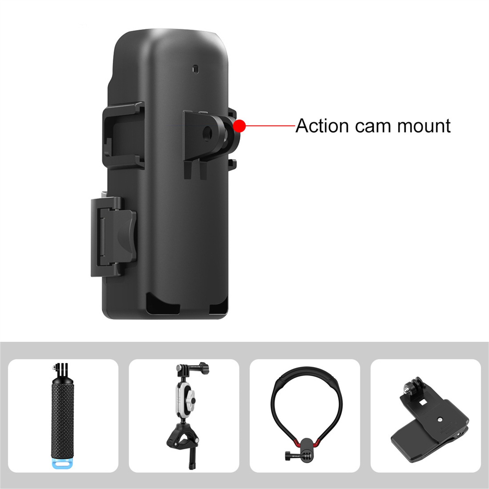 Expansion Adapter Frame Protective Case Cold Shoe Bracket For DJI Osmo Pocket 3