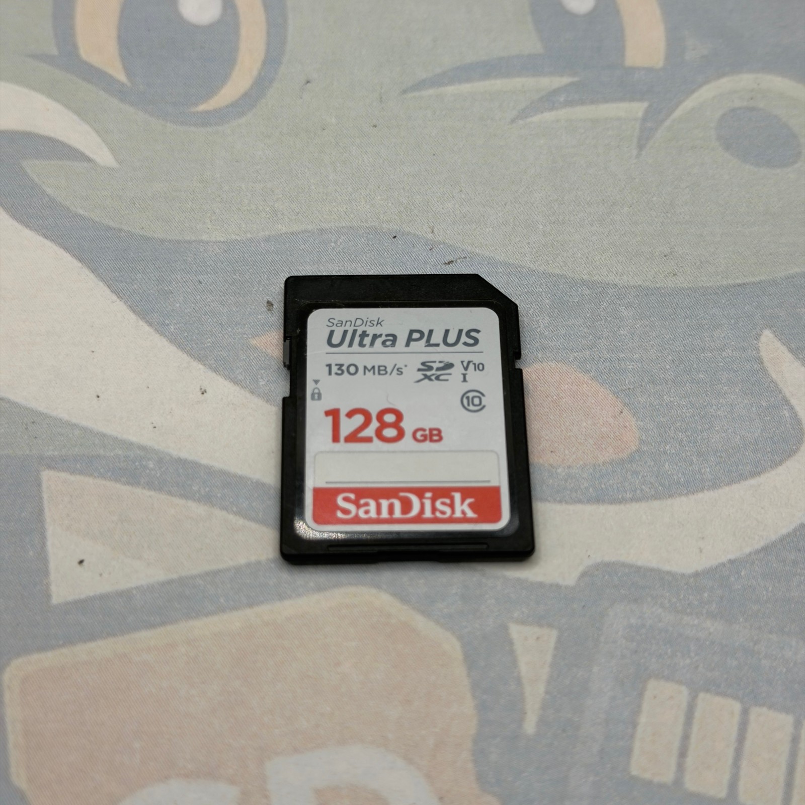 128GB – SanDisk Ultra PLUS SD Card – 130MB/s – Untested – GC655