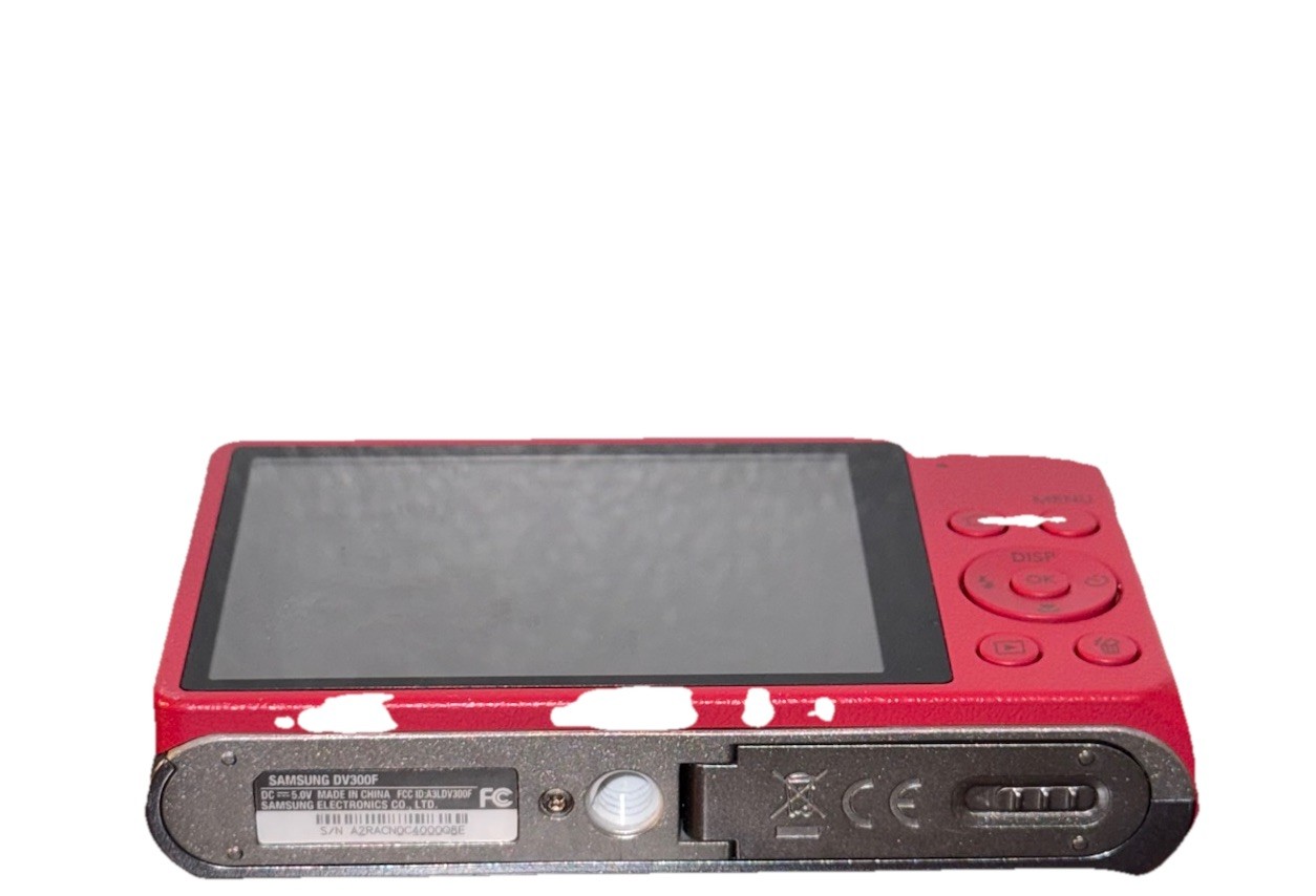 Samsung DV300F Camera Tested and working Portable Digital Point and Shoot -Red