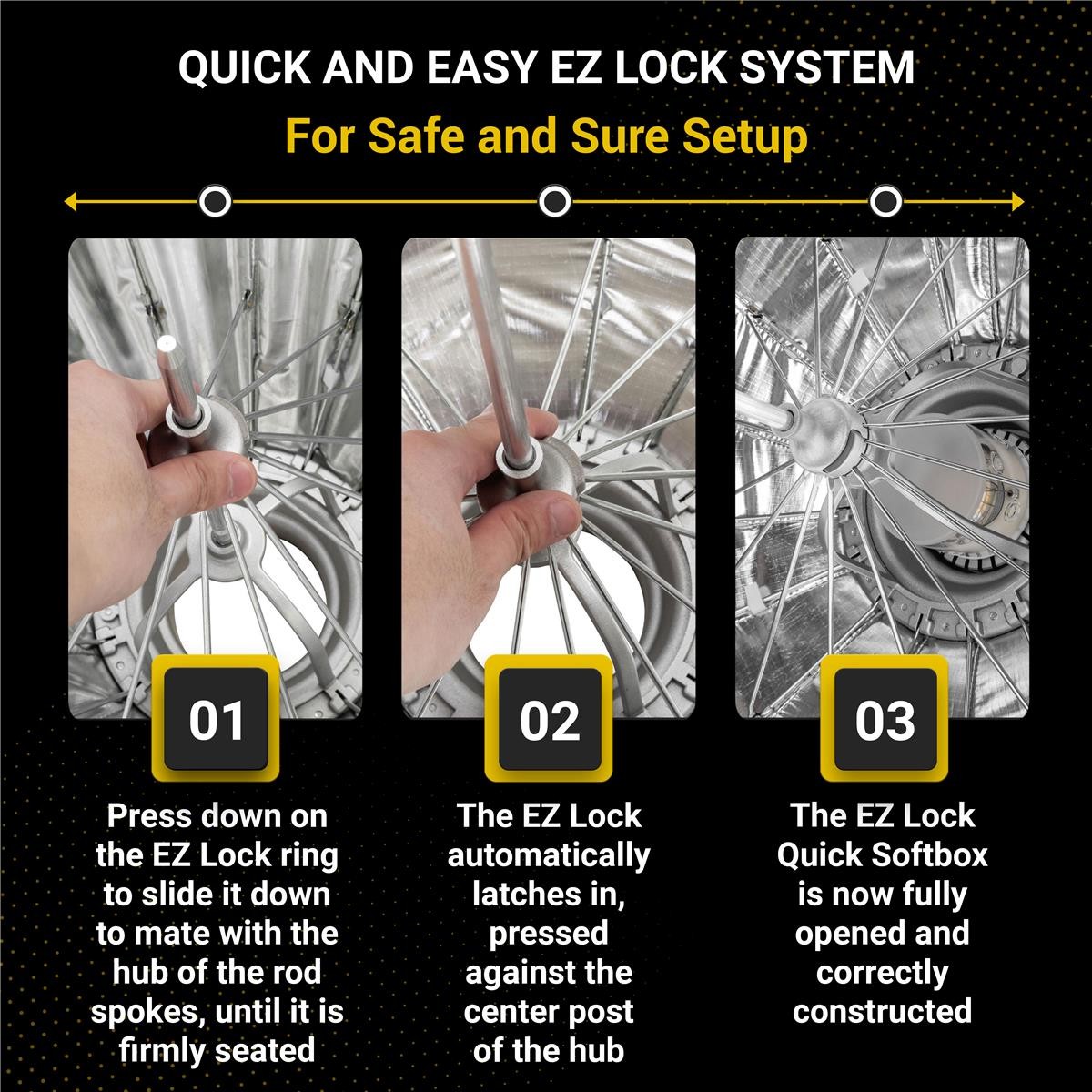Glow EZ Lock Collapsible White Beauty Dish (34″) #EZ-BD-34W