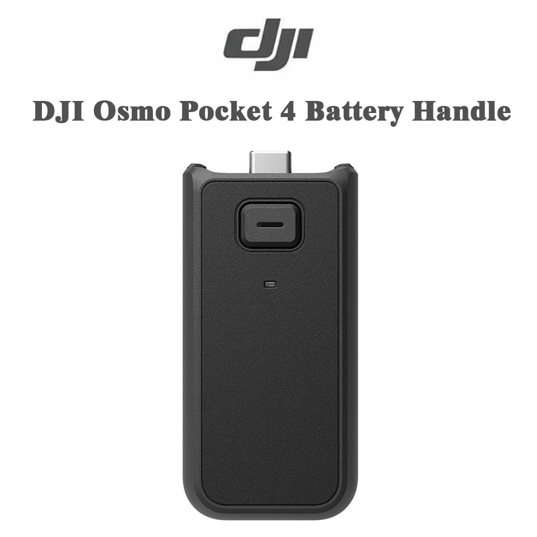 Original DJI Osmo Pocket 4 Battery Handle – 1080mAh, USB-C Audio, Extended Life