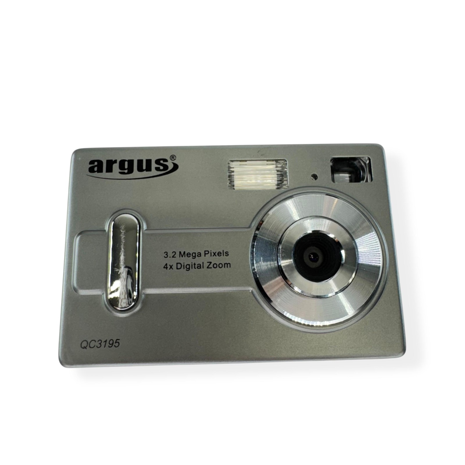 Argus QC3195 Digital Camera 3.2 MP 4x Digital Zoom Silver LCD Flash USB Compact