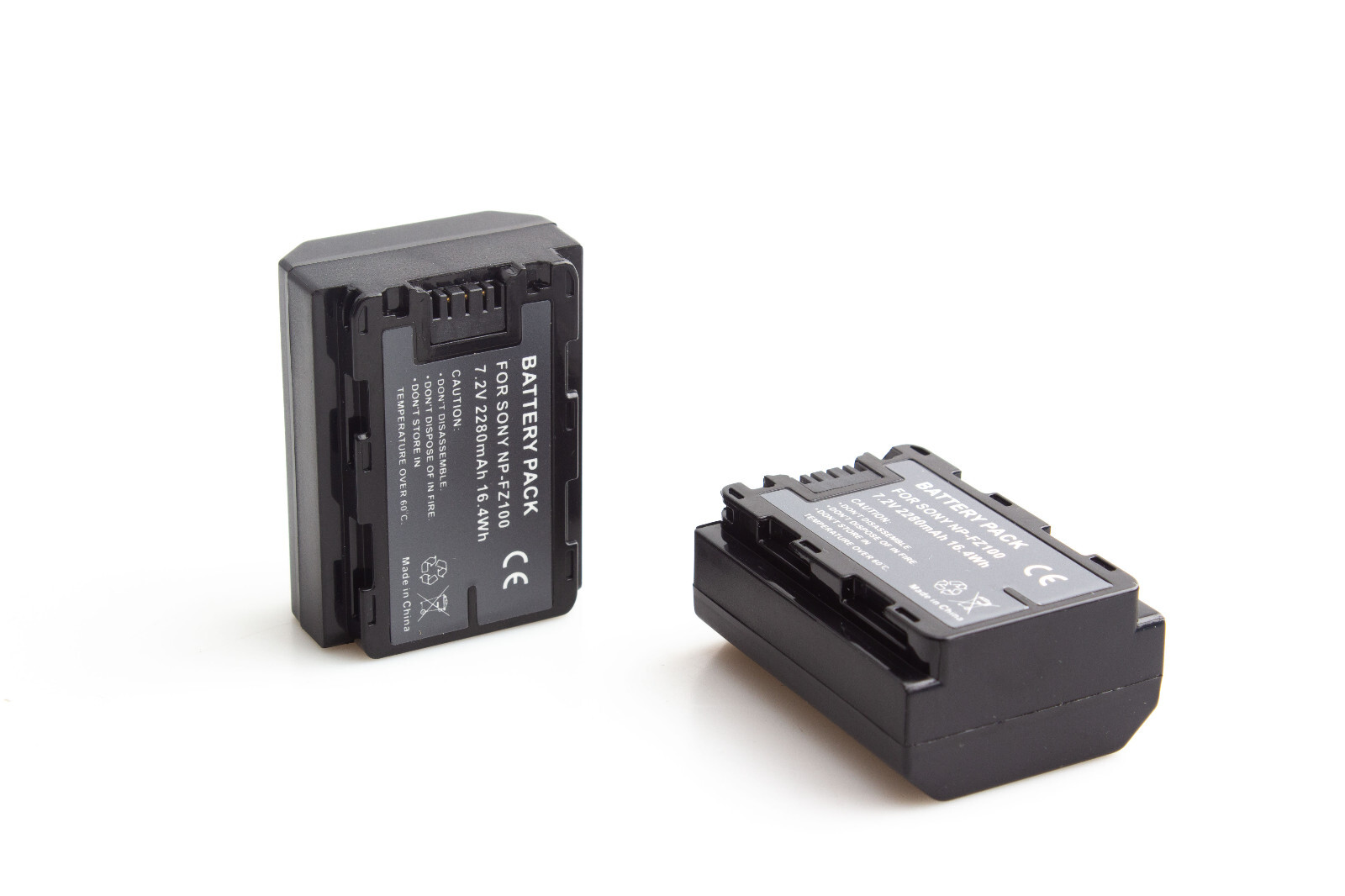 2280mAh NP-FZ100 Battery & Charger for Sony A6600 A6700 ZV-E1