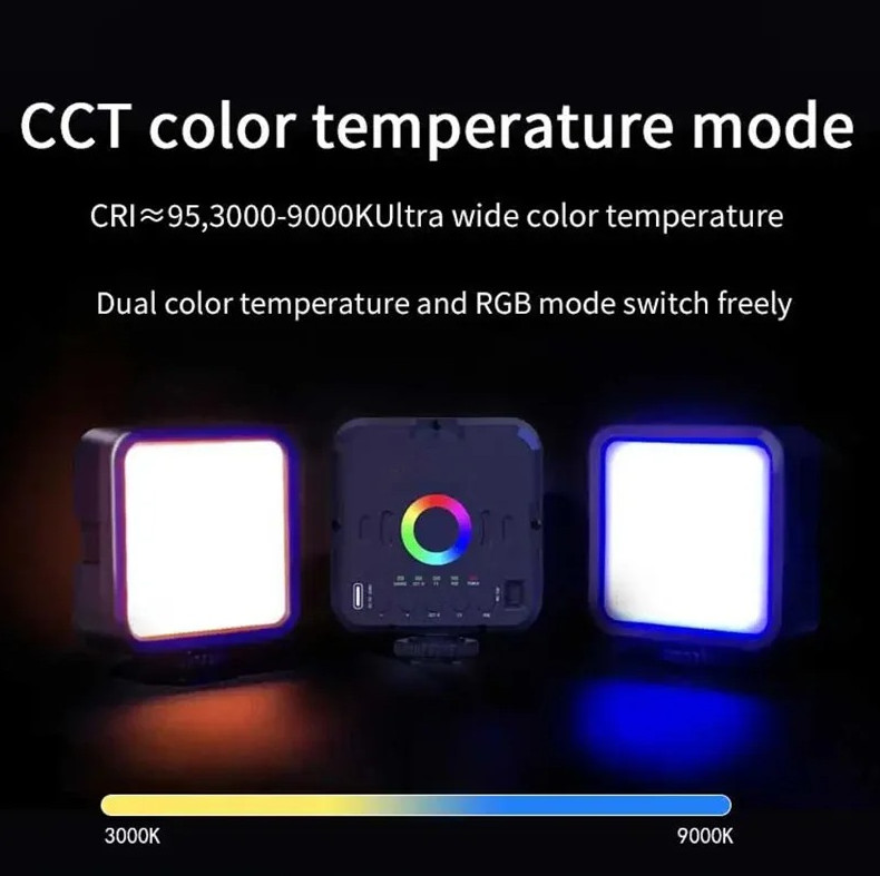 1pc Adjustable Mini RGB LED Fill Light with Soft Lighting for Photography – NEW