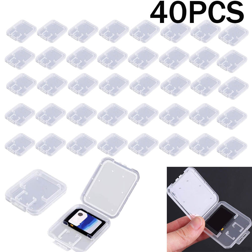 40x Case Holder for Micro SD SDHC Memory Card Box Storage Hard Plastic N865
