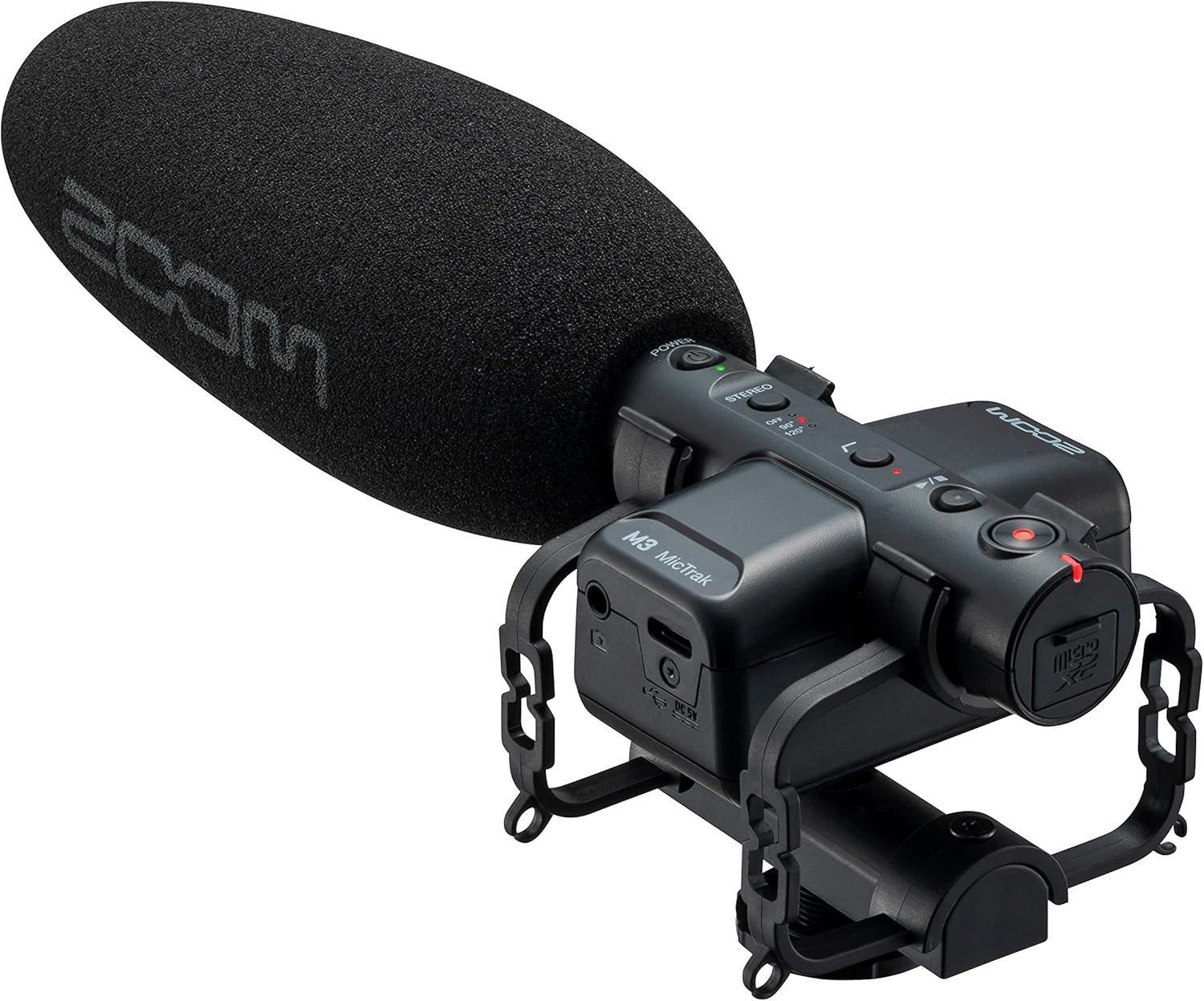 Zoom M3 MicTrak Stereo On-Camera Shotgun Microphone with 32-Bit Float NEW