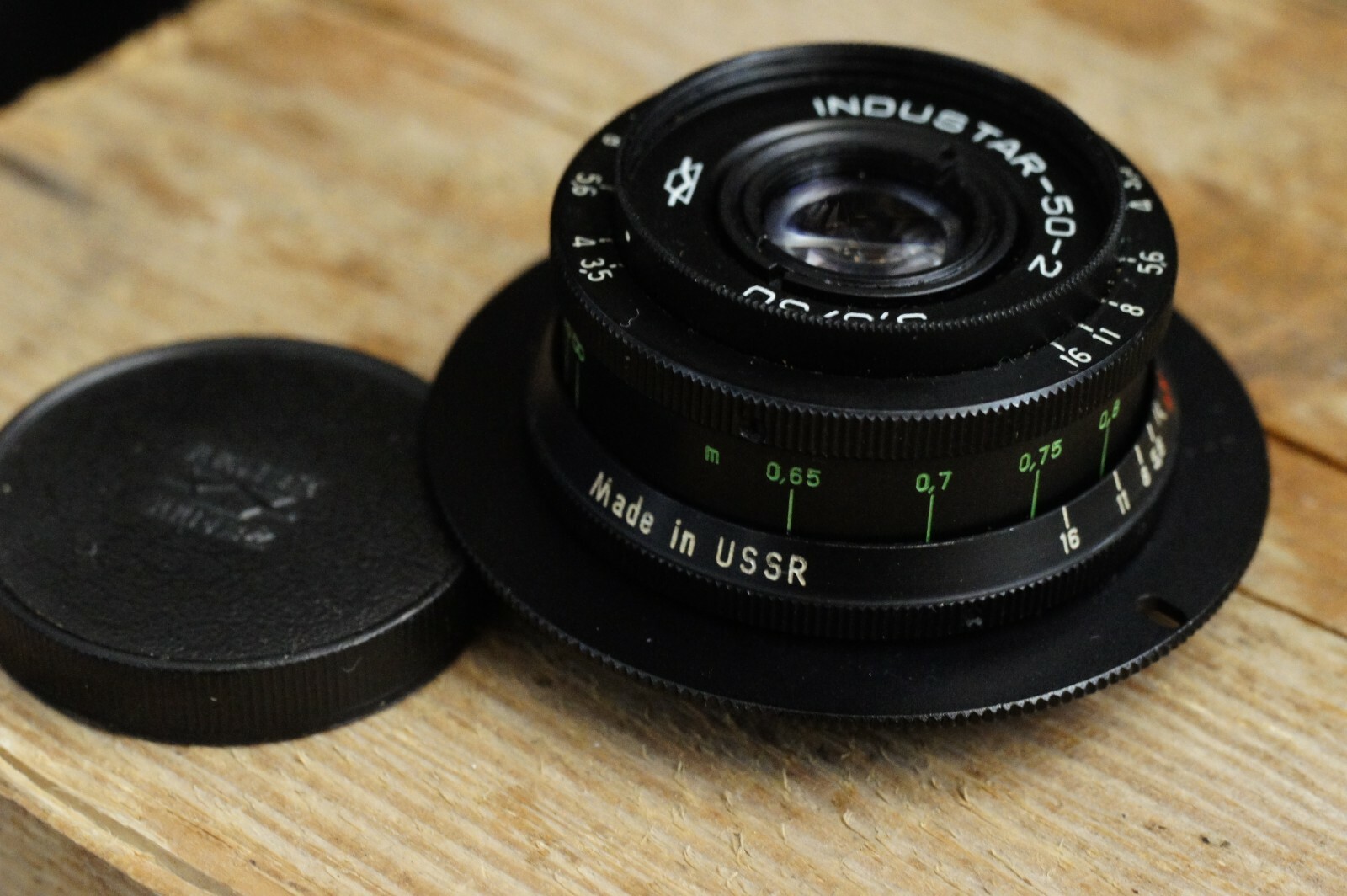 INDUSTAR 50-2 3,5/50 for EOS CANON and M42 MADE IN USSR Good Condition