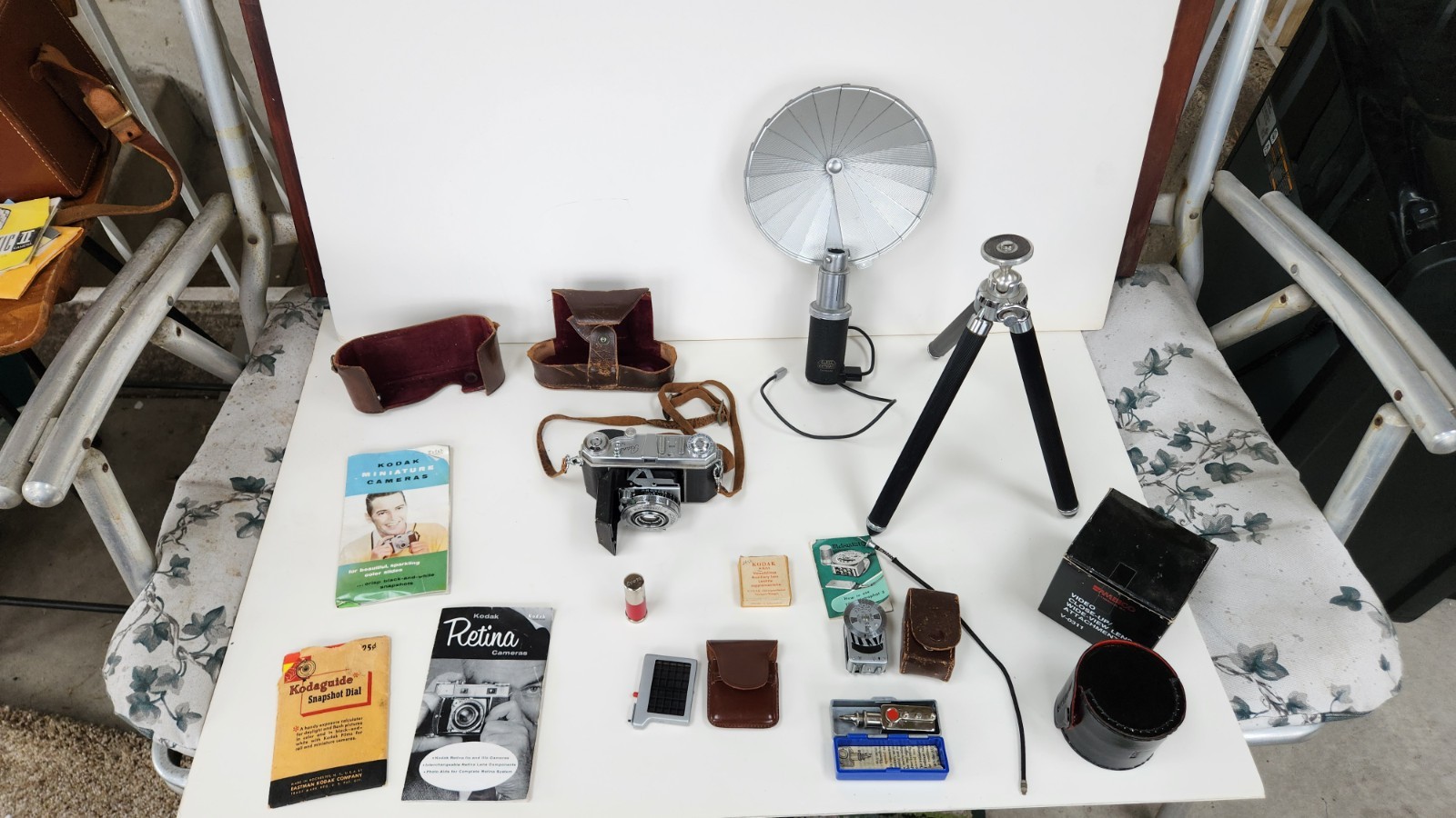 Kodak Retina Ia 35mm Folding Camera Silver/Black w/ Retina-Xenar 50mm f/3.5