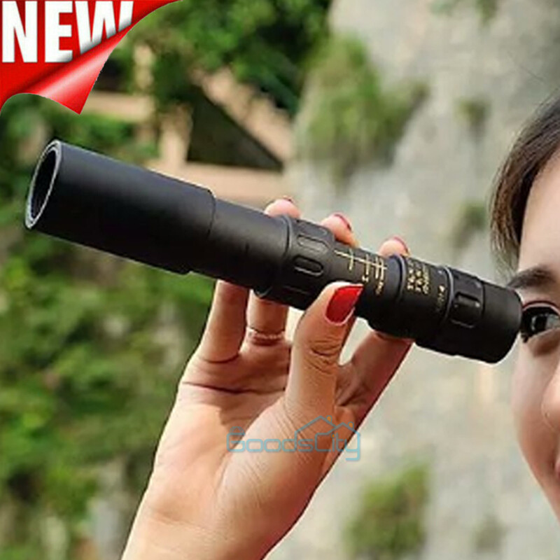 Day/Night Military 10-300X40mm Zoom HD Monocular Phone Telescope w/Tripod + Clip