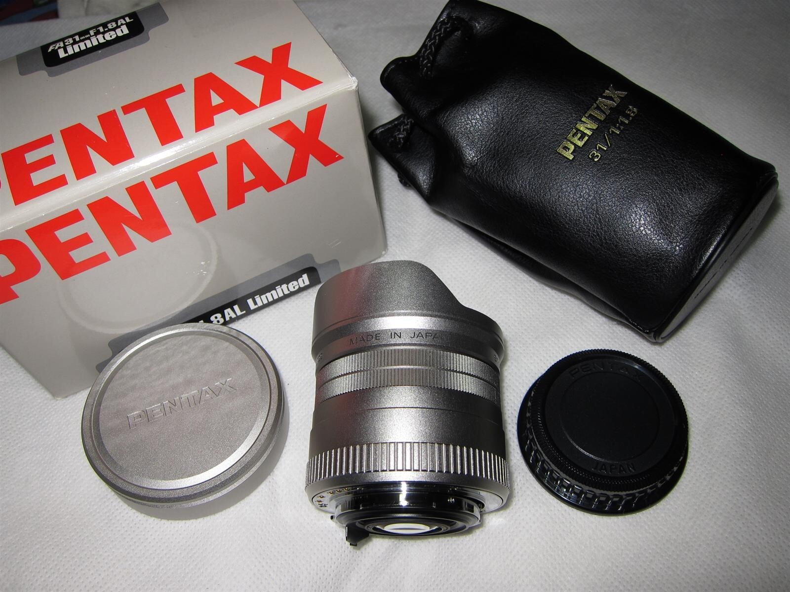 SMC Pentax FA 31mm 1:1.8 AL LIMITED Silver… Pentax KAF Mount.. Made in JAPAN
