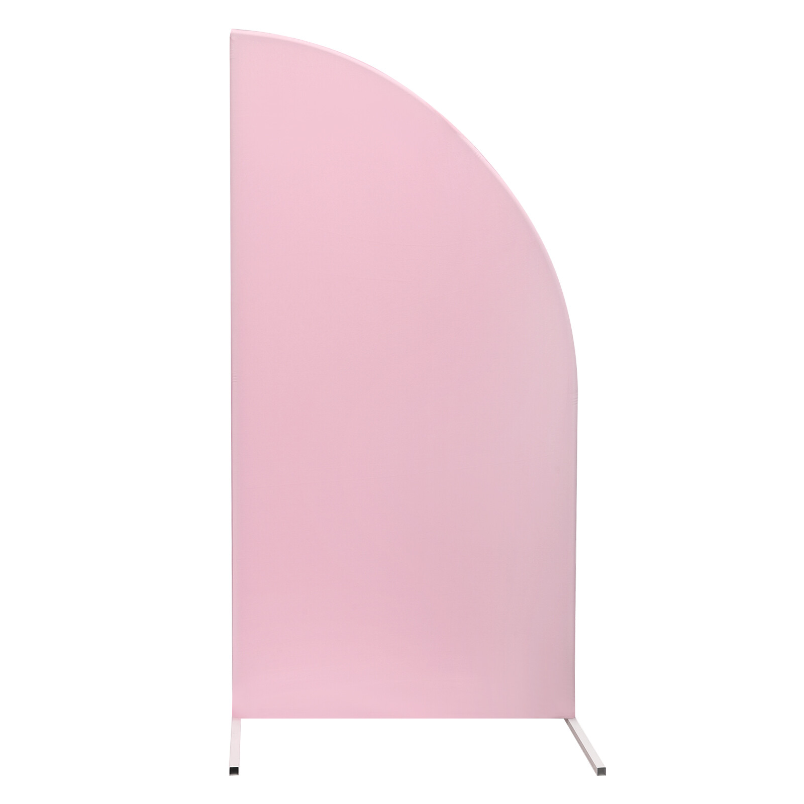 Pink Wedding Arch Cover & White Wedding Arch Backdrop Stand Set Party Ceremony