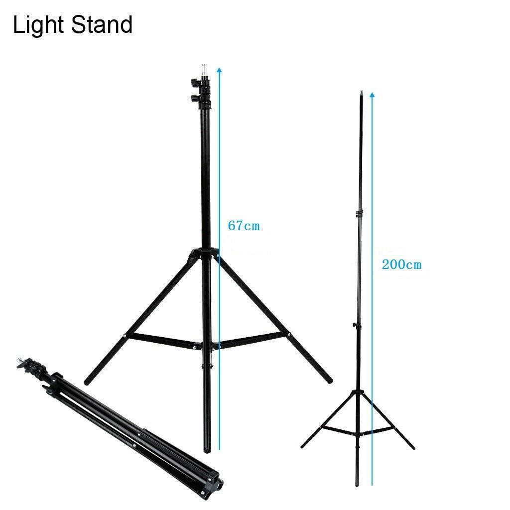 Photography Studio Light Continuous Lighting Lamp Softbox Tripod Stand Kit