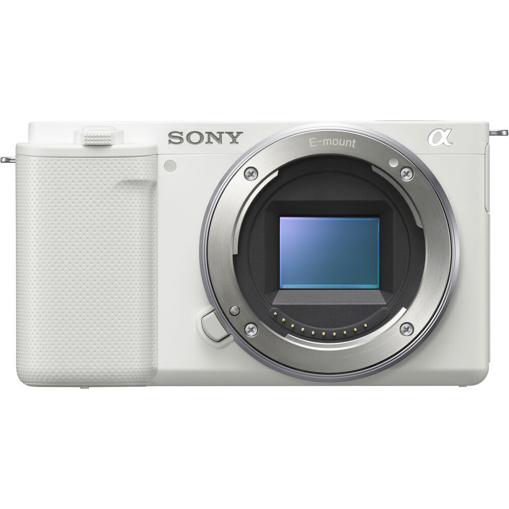 Sony ZV-E10 Vlogging Camera – White – 2 Year Warranty – UK FREE Delivery
