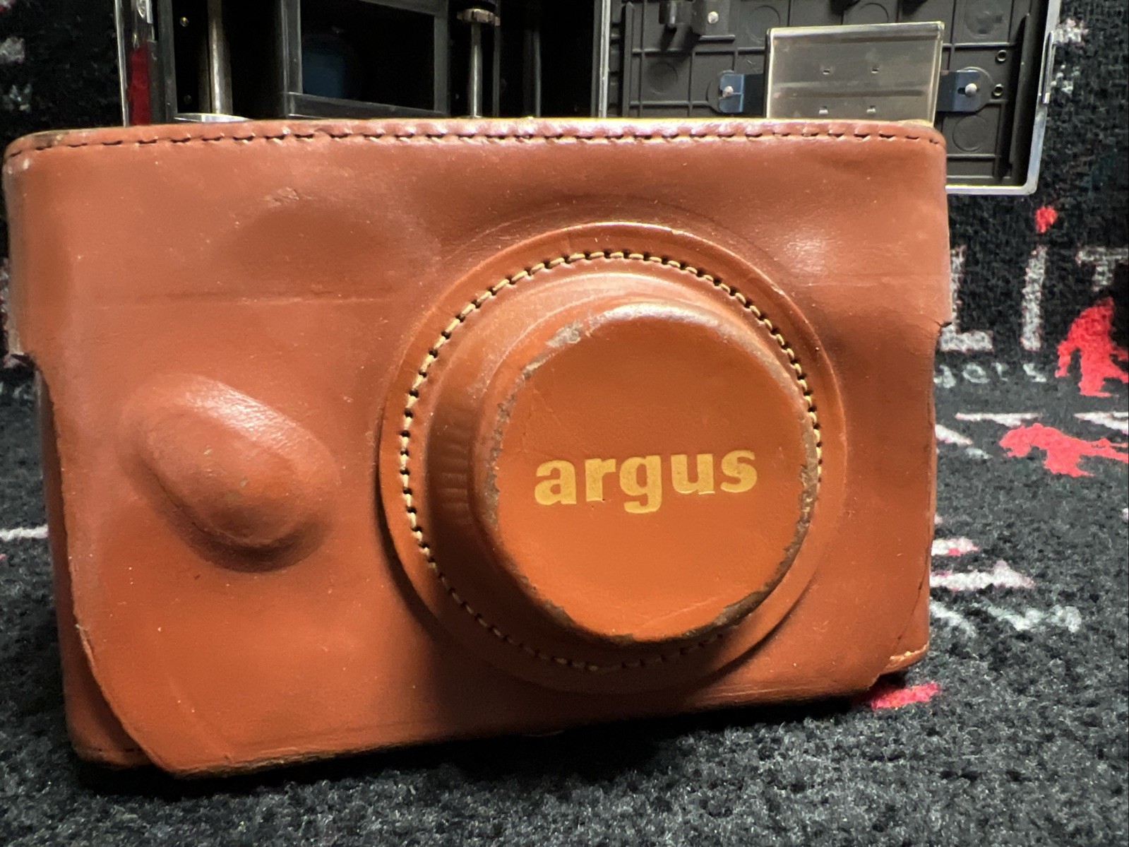 VTG Retro ARGUS 35MM RANGEFINDER CAMERA w/Case Not Tested