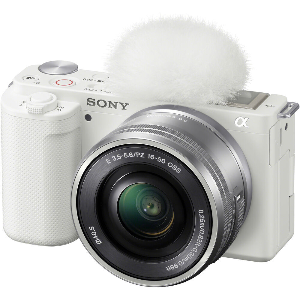 Sony ZV-E10 Vlogging with 16-50mm White – 1 Year Warranty – Next Day Delivery