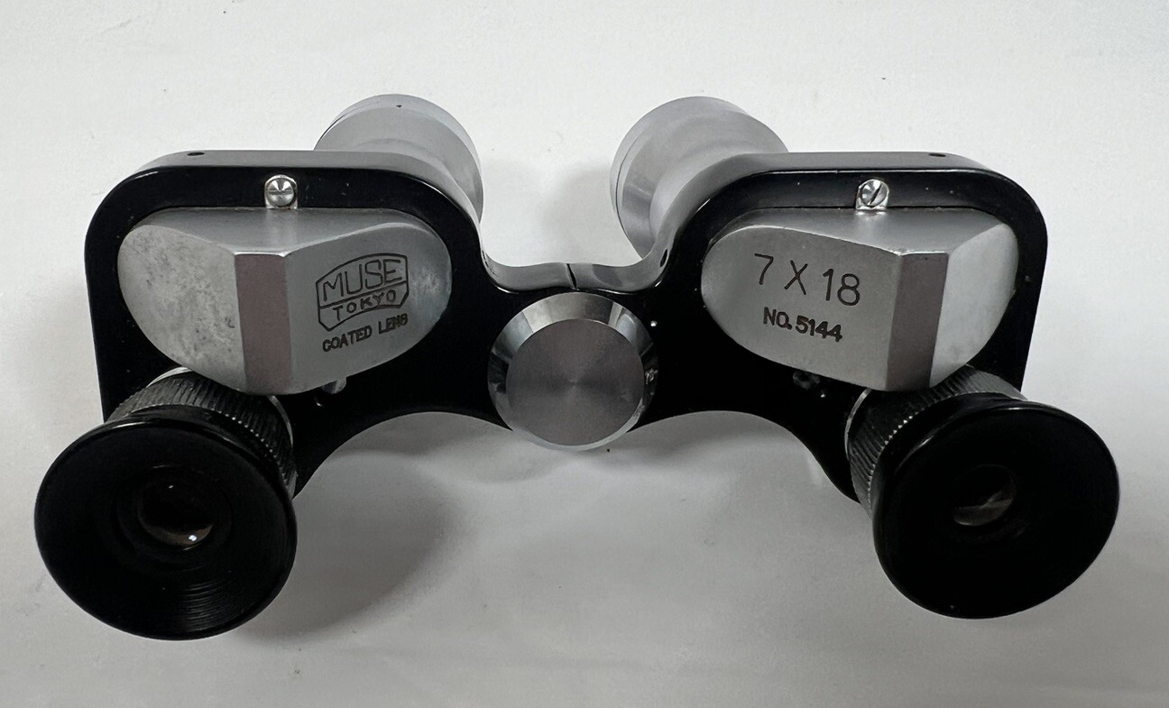 Muse Binoculars – Model No. 5144- 7X, 18 Opera Glasses w/ Leather Case