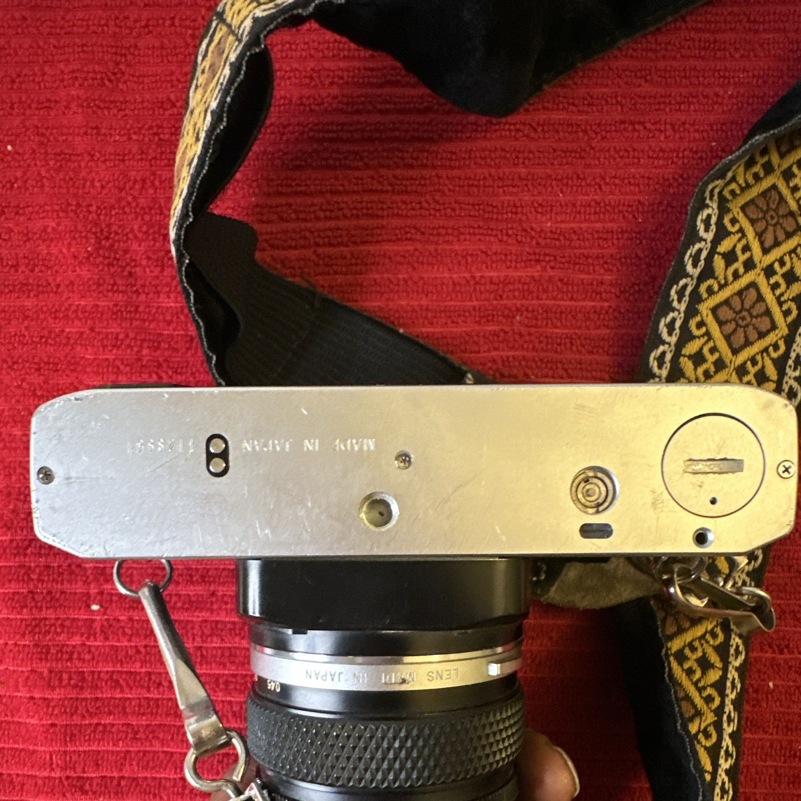 Olympus OM10 Silver 35mm SLR Film Camera w/ Zuiko Auto-S 50mm f/1.8 Lens