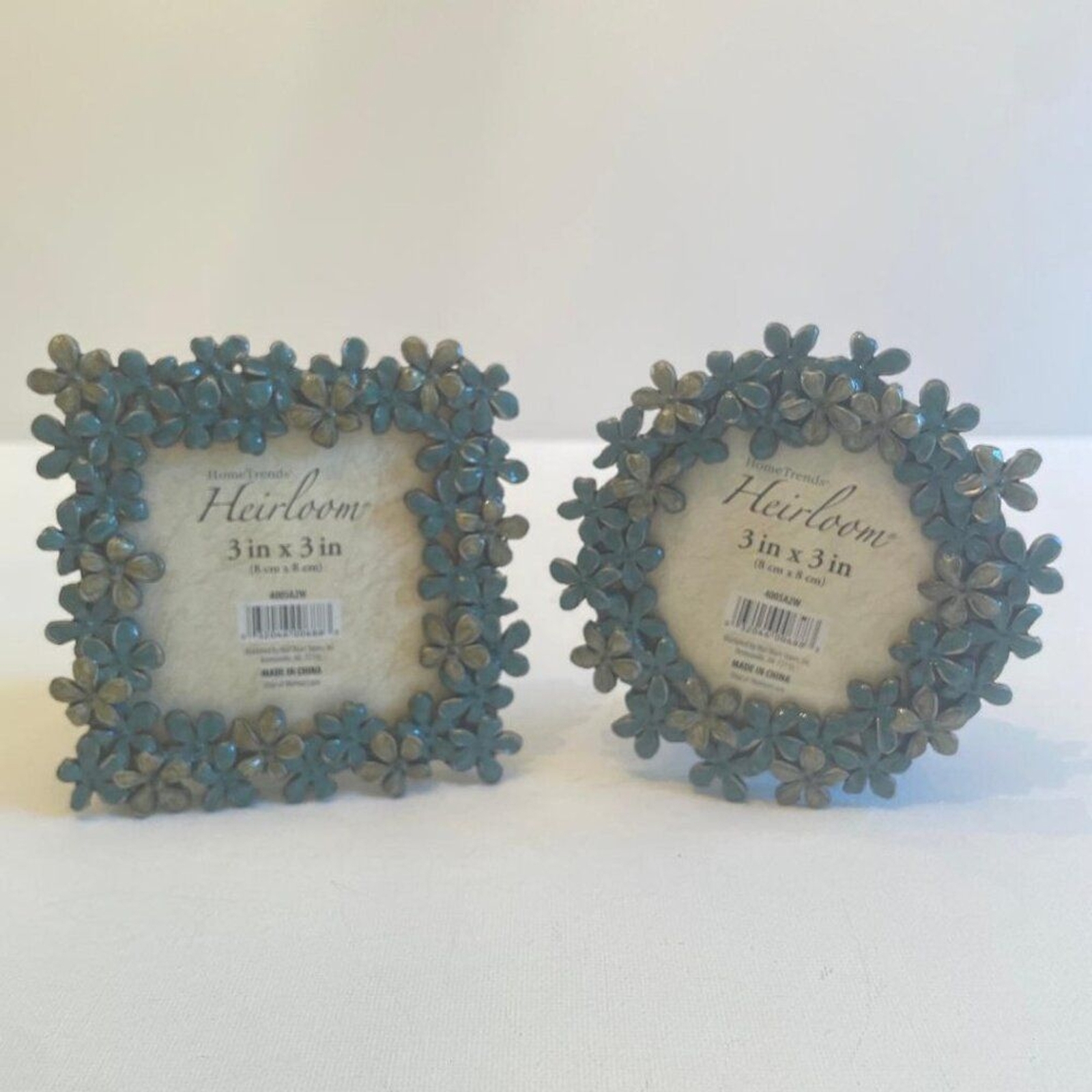 Home Trends Heirloom Flowers Picture Frames Green