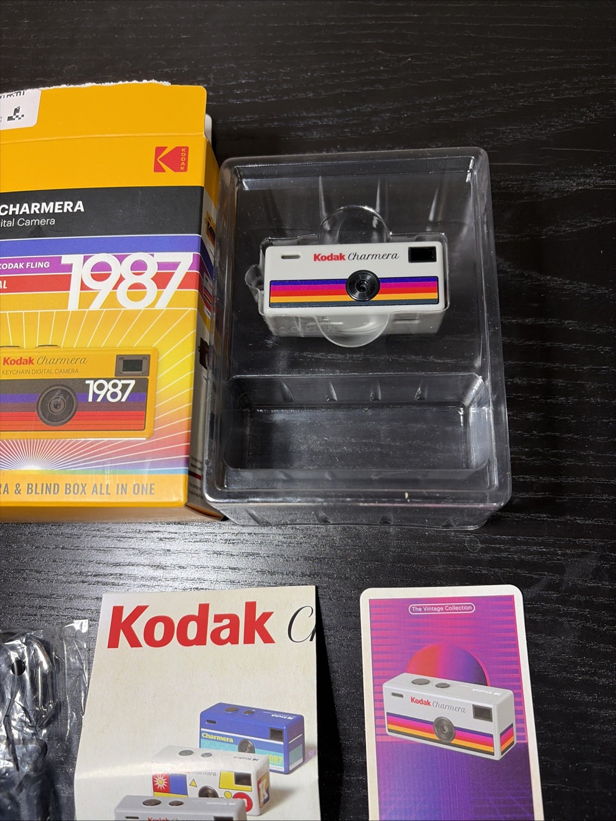Kodak Charmera 1987 Keychain Digital Camera | Type 3 Rainbow |