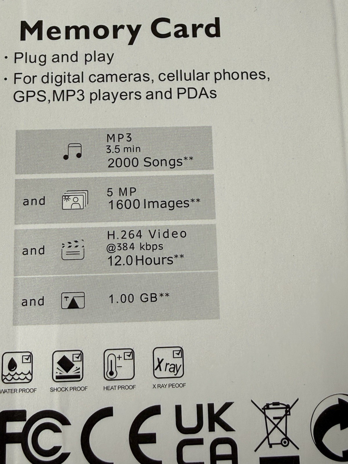 PRO PLUS 256GB MicroSD Card Class 10 High Speed w/ Adapter Waterproof