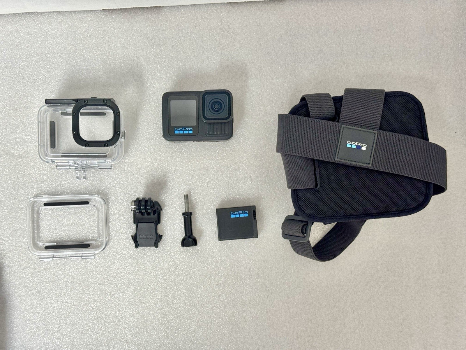 GoPro HERO 13 Black Bundle w/ Battery, Case, Chest Mount + Accessories #B12