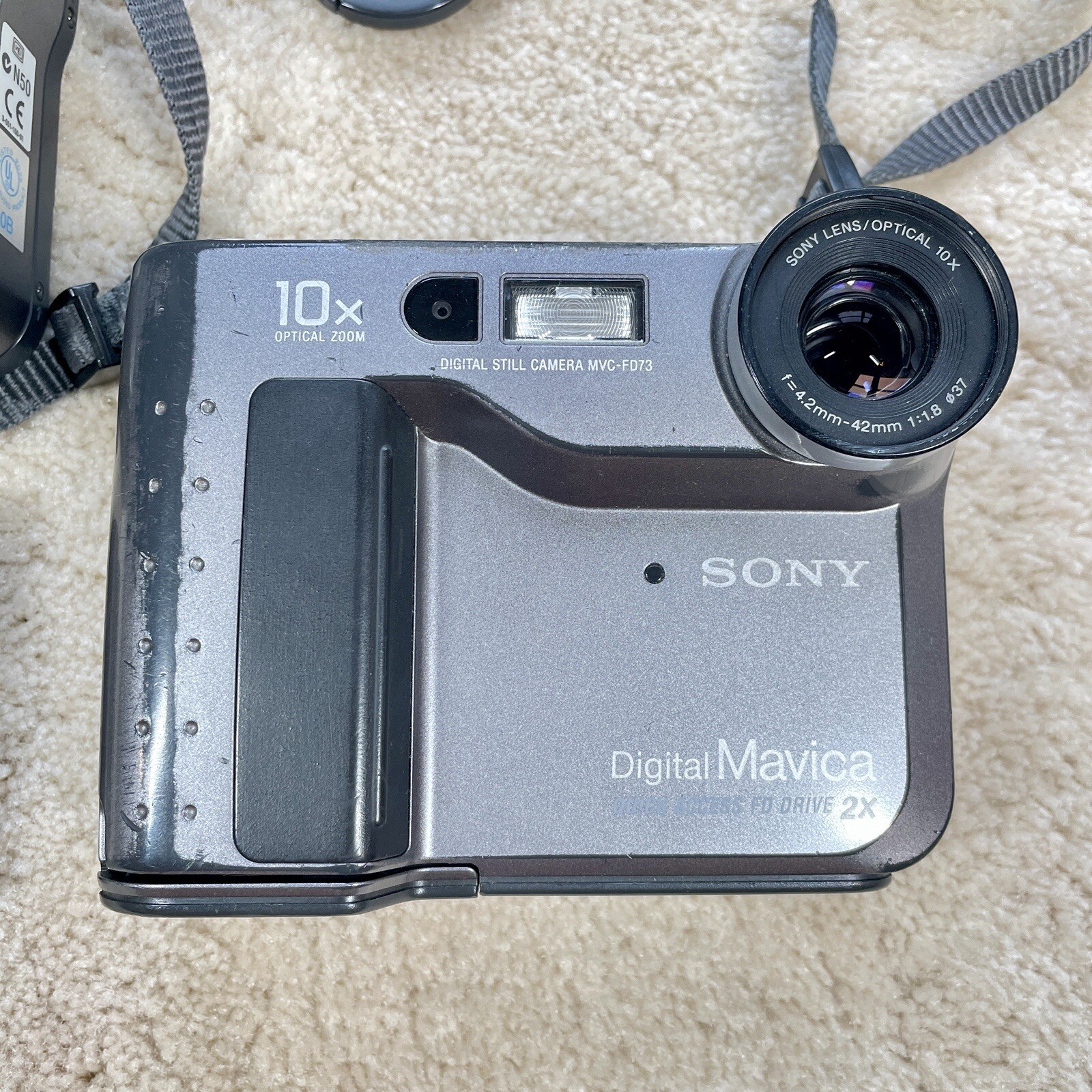 x2 Sony Digital Camera Mavica MVC-FD73 0.4MP 10X Optical Zoom Floppy Disk PARTS