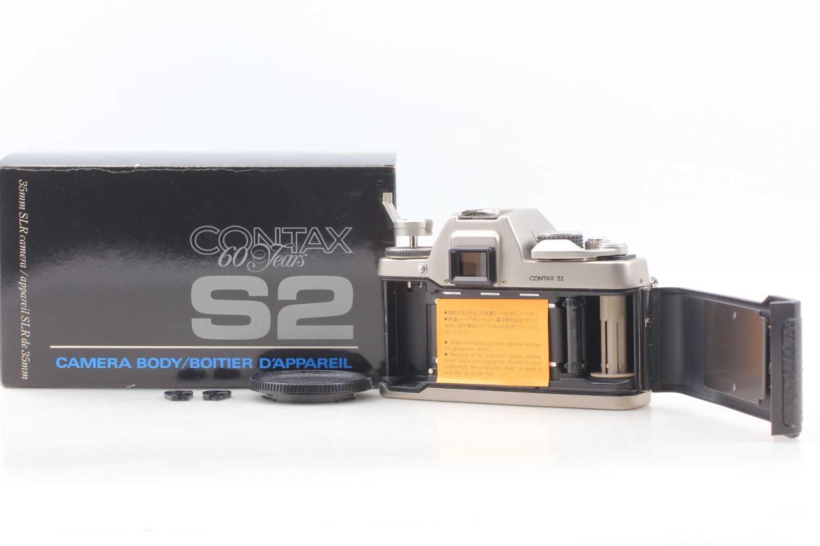 Rare[Top Mint] CONTAX S2 60 Years Titanium SLR Film Camera Body Only From Japan