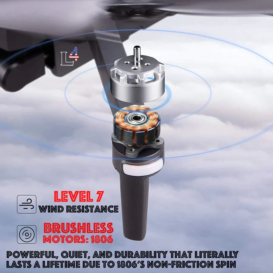 Drone X Pro LIMITLESS 4 Camera Drone for Adults – GPS 4K UHD Drones with