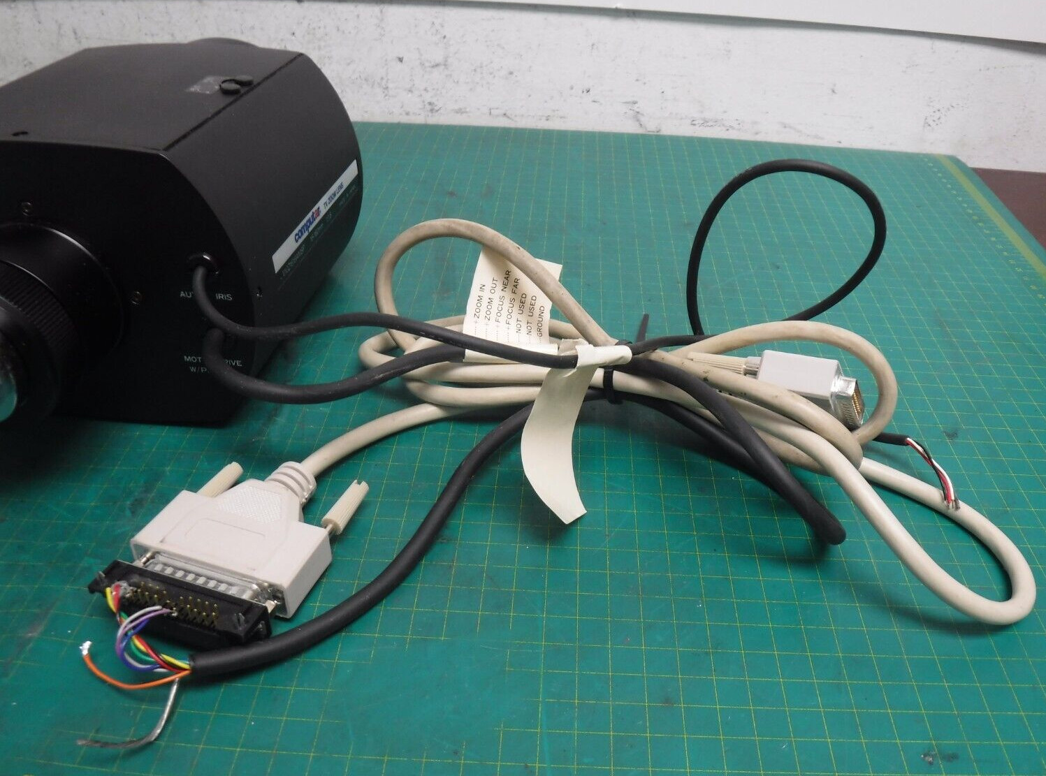 Panasonic WV-BP332 CCD Camera W/ COMPUTAR V10Z1618AMSP TV ZOOM LENS 16-160MM